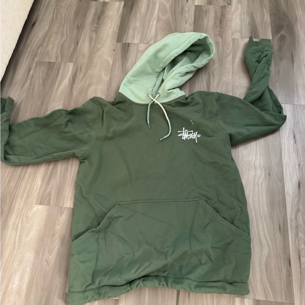 STÜSSY Green Hoodie